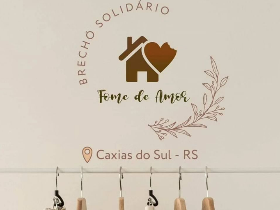 Brechó solidário Fome de Amor